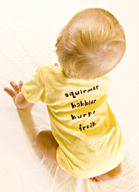 Squirmer Onesie- Yellow