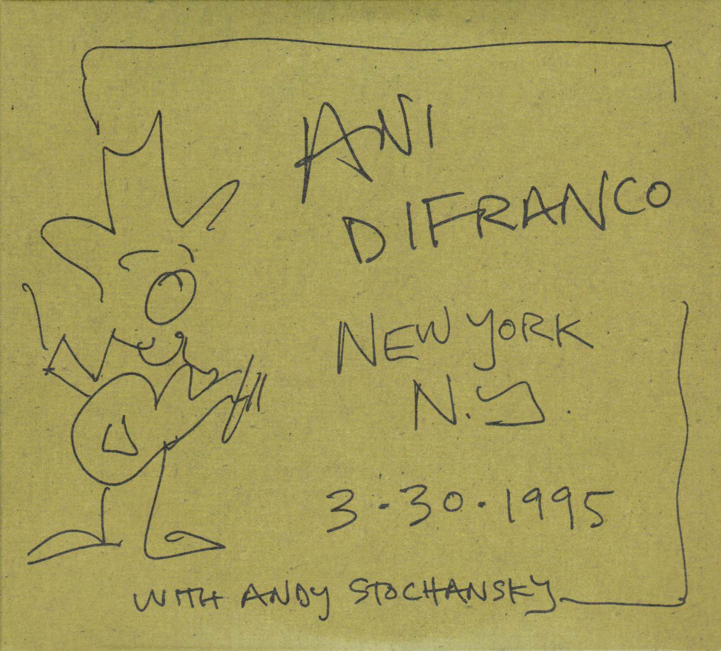 Ani DiFranco New York, NY 3.30.1995